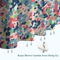 thumbnail image 6 of Pioneer Flower Floral Print Pattern Shower Curtain 36"x72" ,Bathroom Decorative Shower Curtains Set with 12 Hooks,Modern Waterproof Washable Shower Curtain, 6 of 6