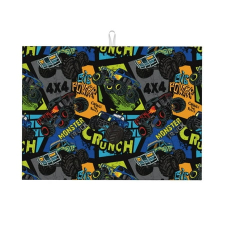 

Dish Drying Mat Off-road vehicle A Highly Absorbent Microfiber Drying Mat Kitchen Counter or Sink Drawer Liner 18x24 Kitchen Drying Mat Coffee Mat Kitchen Essentials