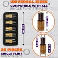 thumbnail image 2 of Flint Striker for Torch - Efficient Torch Striker, Compact Spark Lighter for Gas Soldering Irons 25 pcs, 2 of 6
