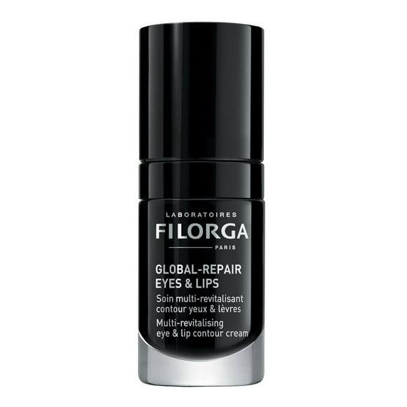 Filorga Global-Repair Eyes and Lips Cream, Hydrate and Smooth Eye Wrinkles and Revitalize Lip Contours with Retinol and NCEF, Formulated to Reduce Dark Circles, Puffines