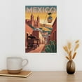thumbnail image 3 of Nostalgic Zacatecas Retro Travel Poster with Bold Skyline And Old World Atmosphere Canvas Poster, 3 of 8