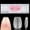 04-XXS Coffin, variant on Extra Extra Short Round Gel Tips, Extra Short Press Nails Clear Round, Full Matte No File Small Petite Size Nails for Extension,600 Pcs 13 Sizes with Refills 4&5