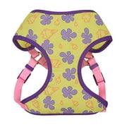 SpongeBob SquarePants Patrick Dog Harness for Large Dogs | No Pull Dog Harness Vest with Green Body, Purple Flowers, and Pink Straps | Soft and Comfortable SpongeBob Dog Harness