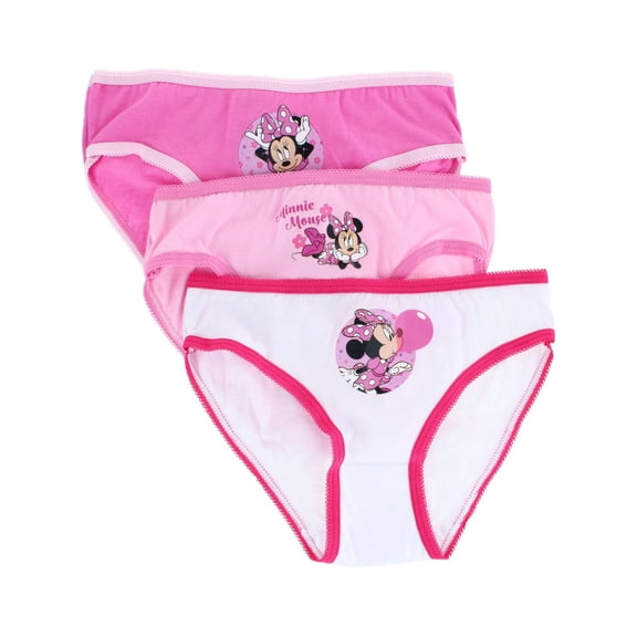 Textiel Trade Toddler Girl's Minnie Mouse Briefs (3 Pack)