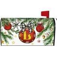 thumbnail image 2 of Home Decor Floral Monogram M Magnetic Mailbox Cover Standard Size 21x18 in for Garden, 2 of 6
