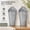 Silver, variant on Galvanized Metal Wall Planter Set of 2, Rustic Farmhouse Hanging Wall Vase for Artificial Plants and Flowers, Silver Country Home Decor for Bedroom and Living Room