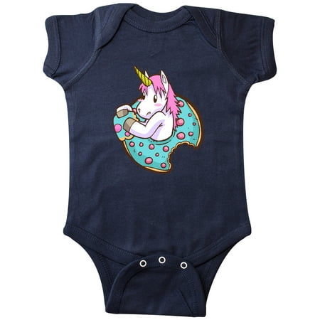 

Inktastic Unicorn Donut Gift Baby Boy or Baby Girl Bodysuit
