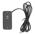 thumbnail image 2 of Fast Charging Usb C Power Strip, Flush Mount Desk Outlet Fireproof Housing Practical Versatile Us Plug 110V 2m Cable Length PD 20W  For Furniture, 2 of 8