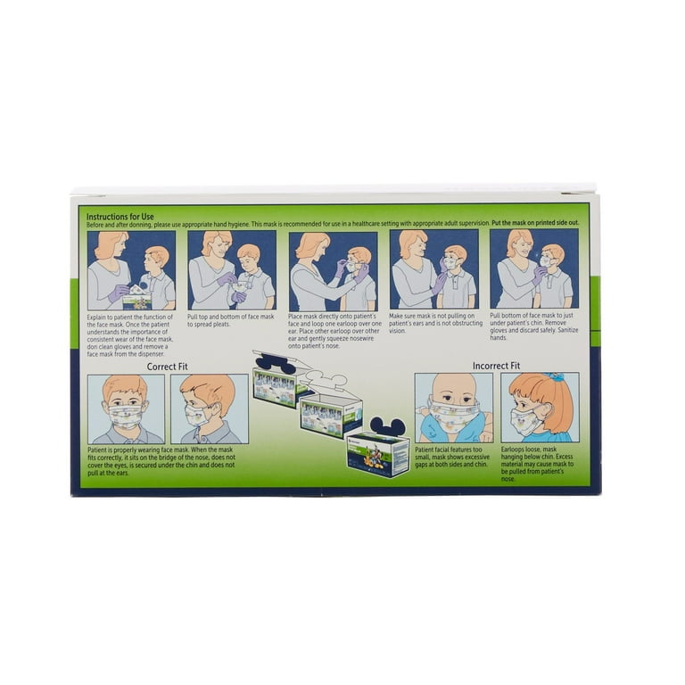 Procedure Mask Pleated Earloops Child Size Kid Design (Disney) NonSterile Procedure Mask Pleated Earloops Child Size Kid Design (Disney) NonSterile
