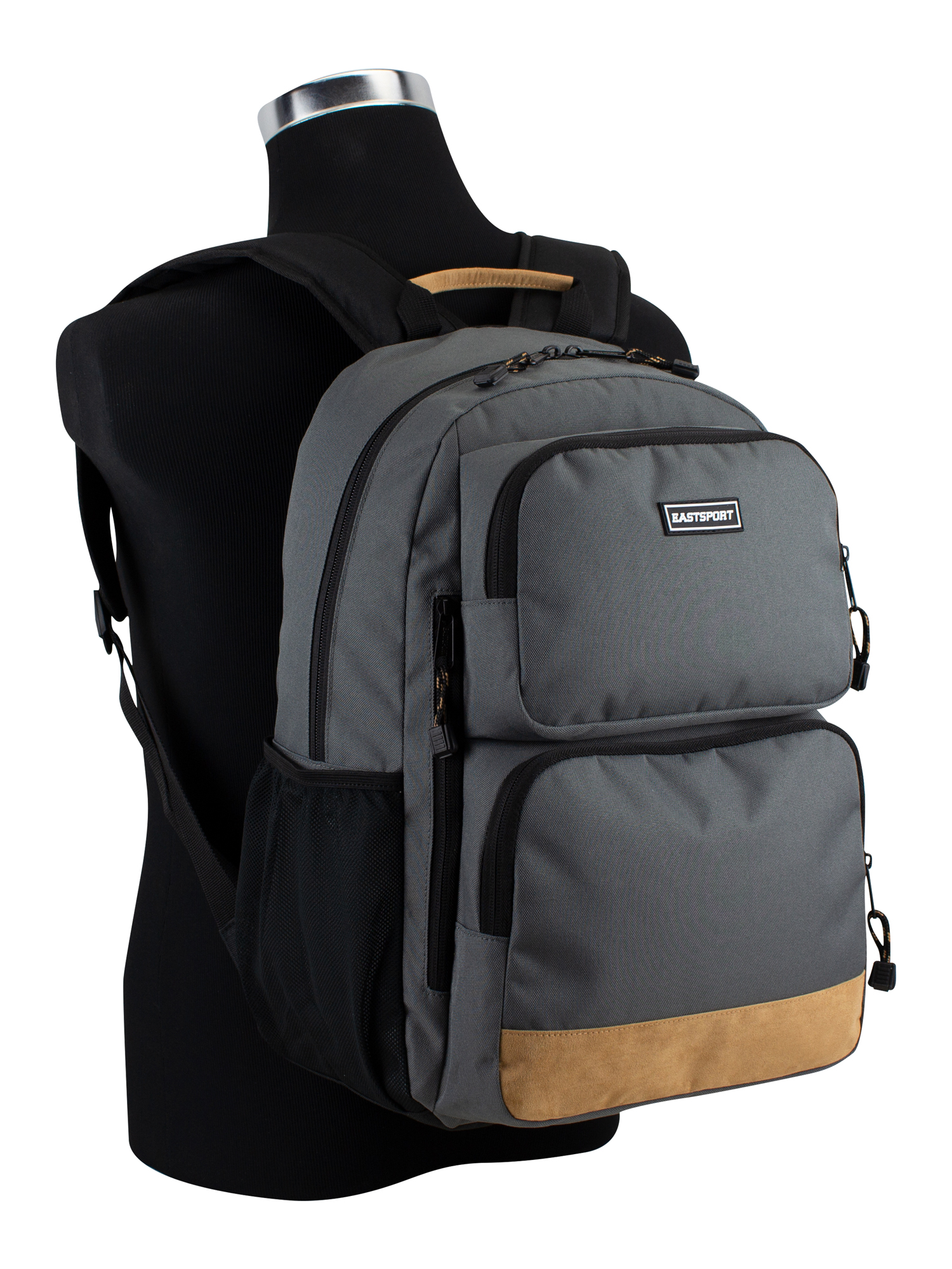 Eastsport Unisex Core Excel Backpack, Charcoal - image 3 of 7