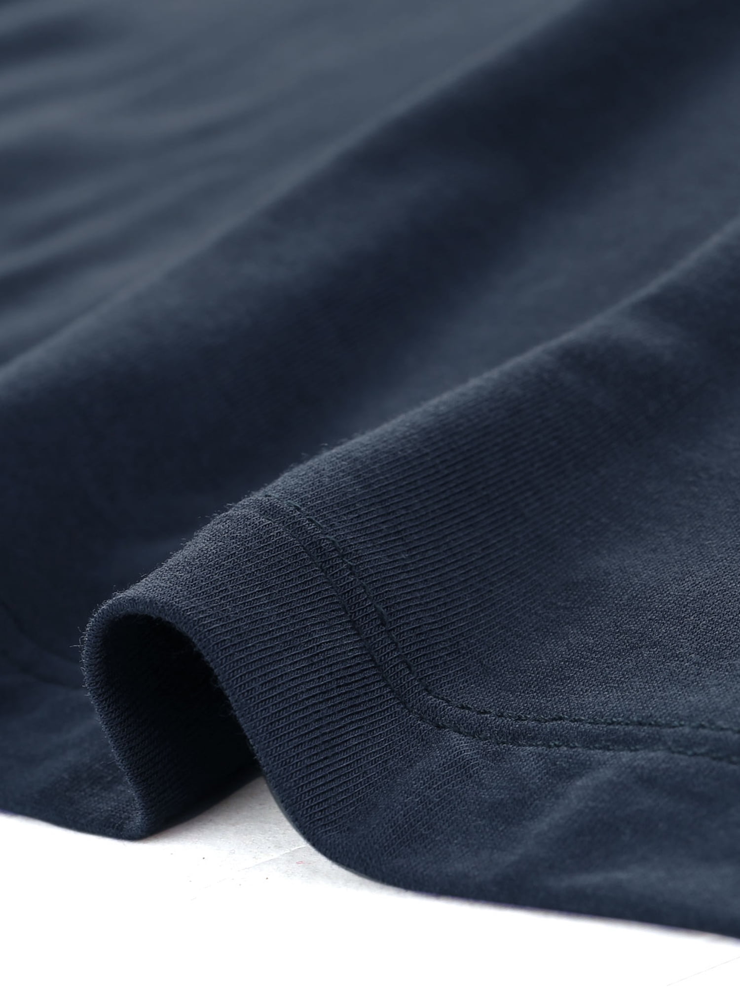 DARING DIVA Women's Casual Stretchy Tunic Asymmetric Hem Top XS Dark Blue