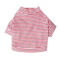 thumbnail image 1 of Warm Autumn Winter Breathable for Small Cats Dogs Striped Costumes Kitten Coat Dog Supplies Pet Clothing Dog  Clothes Cat Jacket RED M, 1 of 8