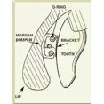 thumbnail image 4 of Morgan Bumper Braces Cover Lip Protector 2 clear bumpers per order, 4 of 4