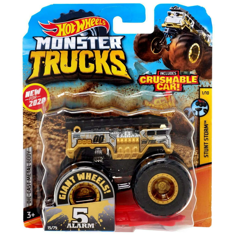 Hot Wheels Monster Trucks, Oversized Monster 5 Alarm Truck in 1:24