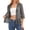 Gray plus size cardigan a1, variant on Women Plus Size Summer 3/4 Sleeve Open Front Chiffon Cardigan Casual Cover Up Blazer Tunic Tops Solid Basic Lightweight, Gray 2XL