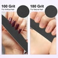 thumbnail image 4 of Uxcell 40pcs Nail File, 180 Grit Reusable Peel and Stick Fingernail File with Replaceable Emery Board, 4 of 6