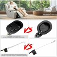 thumbnail image 5 of Cable de sofá de aleación de aluminio, 96 cm, mango de repuesto universal para sillón reclinable, repuestos para sillón, fácil instalación para sofá, sillón reclinable, sillón relajante -, 5 of 5