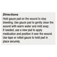 thumbnail image 6 of Equate Gauze Pads, 3" x 3", 25 Count, 6 of 8