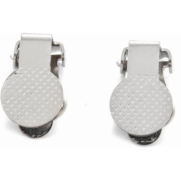 10 piezas de aretes planos redondos con clip, accesorios de joyería, aretes únicos, joyería de ilusión para el día a día, aretes simples y modernos.