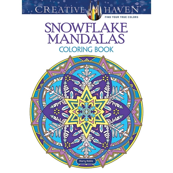 Pre-Owned Creative Haven Snowflake Mandalas Coloring Book (Paperback) 0486803767 9780486803760