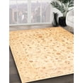 thumbnail image 2 of Ahgly Company Indoor Square Abstract Sun Yellow Oriental Area Rugs, 5' Square, 2 of 6