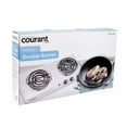 thumbnail image 6 of Courant Electric Double Burner, Portable, Sleek Design, White, 6 of 6