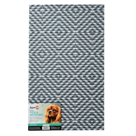 - Aspen Pet Ribbed Foam Dog Bowl Mat