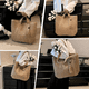 thumbnail image 2 of Tote Bag de Paja Xtellar Beige Claro Verano Bohemio para Playa y Viaje, 2 of 3