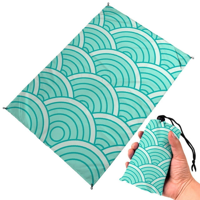 Manta de picnic, manta de picnic impermeable plegable, manta de picnic extra grande, manta de playa para camping, parque de playa,