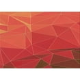 thumbnail image 1 of Ahgly Company Machine Washable Indoor Rectangle Transitional Orange Red Orange Area Rugs, 5' x 8', 1 of 7