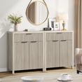 thumbnail image 5 of Aufeile Sideboard Buffet Cabinet with Drawer, Small Buffet Table with Adjustable Shelf, Modern Home Accent Furniture for Dining Living Room, Kitchen, Entryway, White Oak, 5 of 8