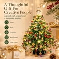 thumbnail image 7 of DIY Beaded Christmas Tree Kit, Crystal Holiday Craft Set for Adults, Beaded Ornament KIT, Christmas Tree Makes, 7 of 7
