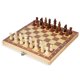 thumbnail image 1 of Juego de ajedrez Juego de ajedrez plegable de madera magnética con tablero de juego de fieltro Table TOMSHOO Juego de ajedrez, 1 of 7