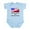Sky Blue, variant on CafePress - Made In America With Venezuelan Parts Body Suit - Baby Light Bodysuit, Size Newborn - 24 Months