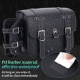 thumbnail image 2 of XiongXiong Motorcycle Saddlebags, 2 pack Large Capacity Side Bags, Waterproof PU Leather Luggage Panniers Bags with Removable Bottle Holder, Lock, 2 of 13