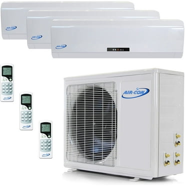 3 Zone Mini Split 9000 9000 12000 Ductless Air Conditioner Pre-Charged 21 Seer Tri Zone Mini Split