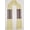 Yellow, variant on Colorful Stripes Kitchen Towel Boa / Scarf by Penny's Needful Things (Towel Color: Gray) (Pastel)