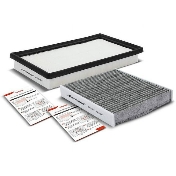 Air Filter and Cabin Air Filter Kit 2 - Compatible with 2018 - 2022 Toyota Camry 2.5L 4-Cylinder 2019 2020 2021