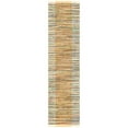 thumbnail image 5 of SAFAVIEH Rag Romeo Striped Fringe Cotton Area Rug, Rust/Gold, 2' x 3', 5 of 10