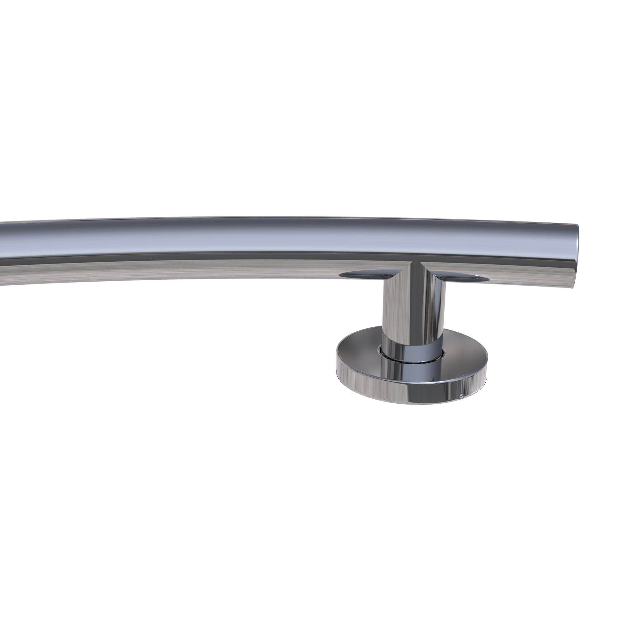 Keeney 2022-24PC  Wave Designer Grab Bar, Polished Chrome, 24 Inch