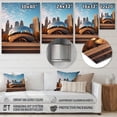thumbnail image 4 of Designart "Iconic Skyline of Chicago I" Illinois Metal Wall Decor, 4 of 5