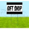 thumbnail image 1 of Gift Shop (18" x 24") Yard Sign, Includes Metal Step Stake, 1 of 6
