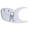 White, variant on Lightweight Digital Skinfold Caliper with Single Button Operations 42G Portable Fat Measurement Device For Fitness Train