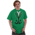 thumbnail image 5 of Irish Leprechaun Tuxedo St Pattys Tux Men's Graphic T Shirt Tees Brisco Brands S, 5 of 6