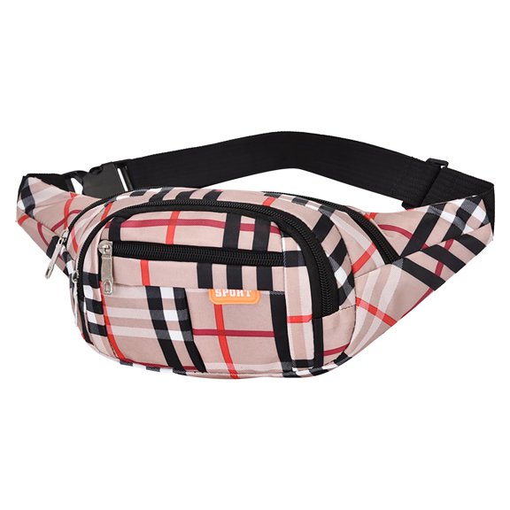 Sling Bag, Fashion Waist Bag Men's And Women's Casual Large Capacity Messenger Bag Men's Mobile Phone Waist Bag Clearance Sale