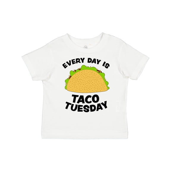 Inktastic Every Day is Taco Tuesday Boys or Girls Toddler T-Shirt