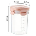 thumbnail image 2 of Openpig Storage Containers Box With Scale Food Storage Box Free Containers Sealed Cans For Coarse Cereals Food Storage Container With Lids For Freezer Microwave Safe, 2 of 2