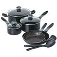 thumbnail image 4 of Mirro A797SA Get A Grip Aluminum Nonstick Cookware Set, 10-Piece, Black, 4 of 6