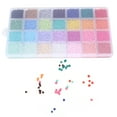 thumbnail image 1 of Perles de Rocaille,14000pcs Perles de Bracelet 28 Perles en Verre Perles de Rocaille en Verre Artisanat Supérieur, 1 of 14