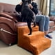 thumbnail image 3 of Escalera para mascotas para gatos y perros, ajustable y desmontable, escalones antideslizantes para subir y bajar de forma segura, marrón, 3 of 5